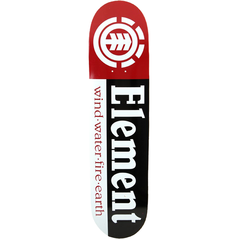 Element Section Deck - 7.5 Black/White/Red