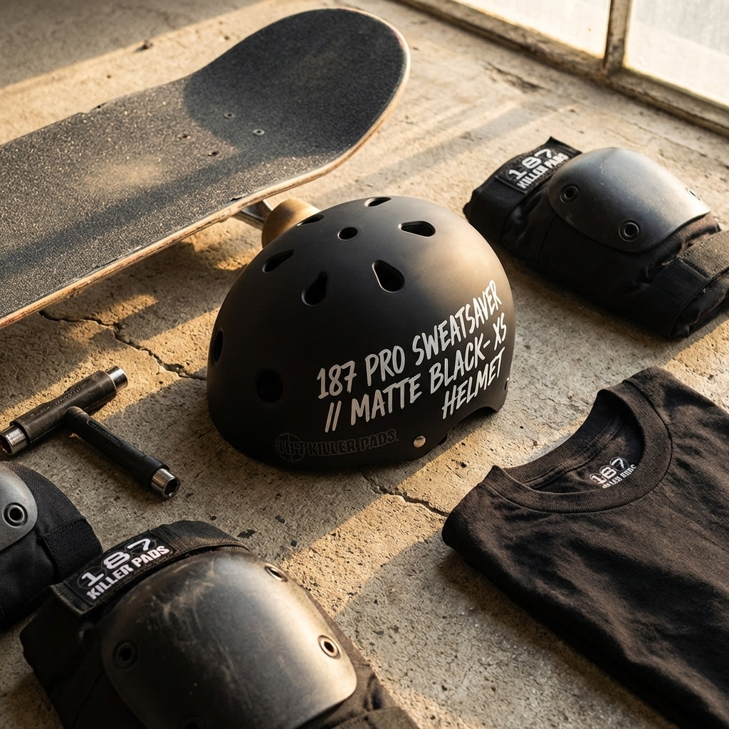Unlocking the Code: '187 PRO SWEATSAVER // MATTE BLACK- XS HELMET' and What It Means to Live — SPARX Board Co.