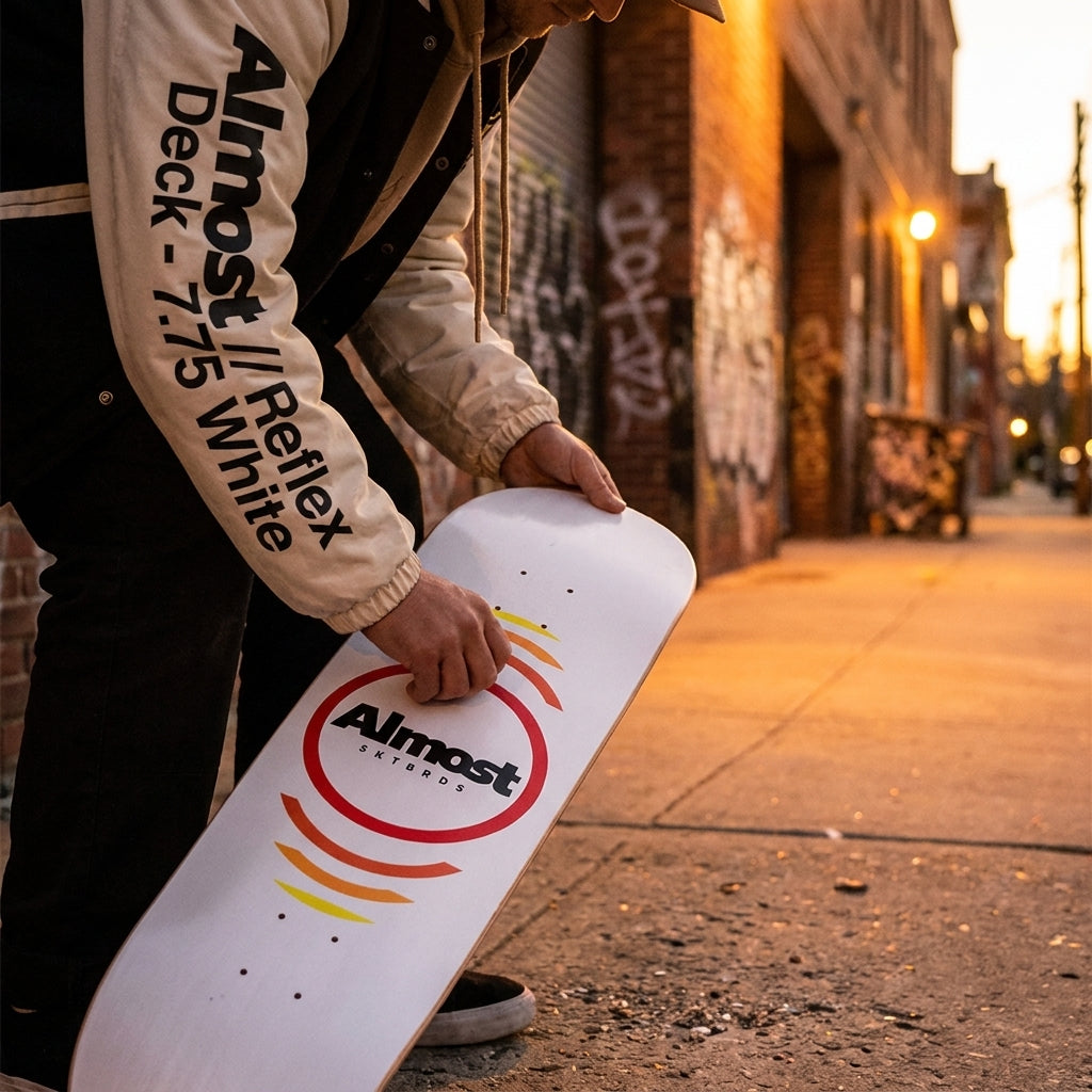 Almost // Reflex Deck: The 7.75 White and the Power of 'Almost' — SPARX Board Co.