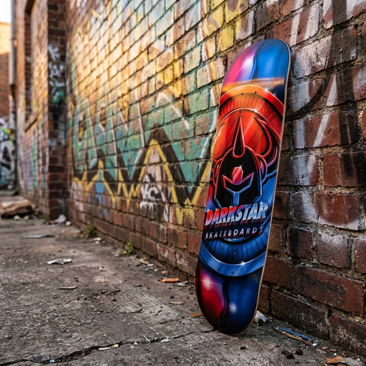 “Darkstar Anodize Deck - 8.0 Red/Blue”: A Message of Unyielding Progress — SPARX Board Co.