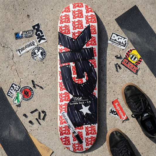 Unlock Your Potential: Riding with the DGK Scribble Deck - 7.9 — SPARX Board Co.