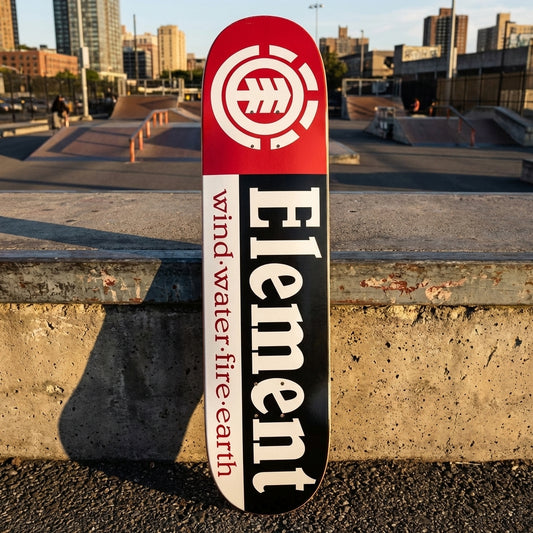 Unpacking the Message: Element // Section Deck - 7.75 Black/White/Red — SPARX Board Co.