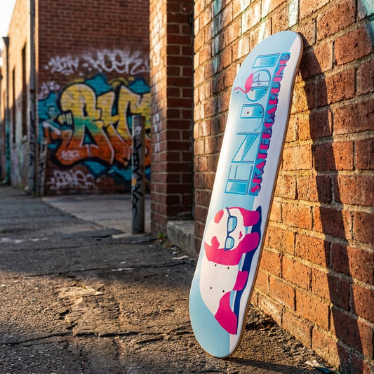 Beyond the Ride: Unpacking the Enjoi Panda Vice Deck - 8.0 Blue Message — SPARX Board Co.