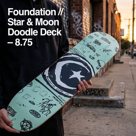 Reach for the Stars: The Foundation // Star & Moon Doodle Deck and Skateboarding's Foundation — SPARX Board Co.