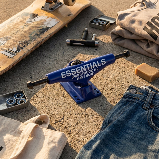 ESSENTIALS (PAIR)TRUCK 5.0 NAVY BLUE: The Core of Your Ride & Your Resolve — SPARX Board Co.