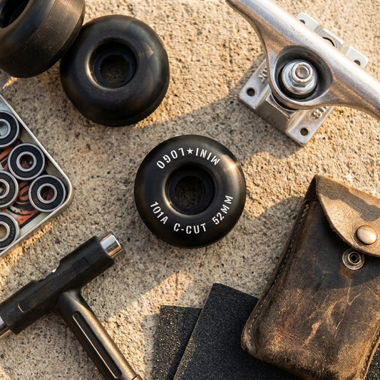 ML C-CUT 52mm 101a BLACK ppp: SPARX Board Co.'s Message on Your Skateboard Wheels — SPARX Board Co.