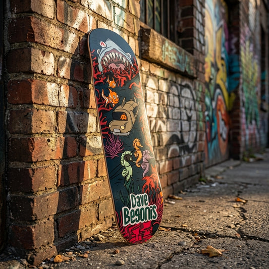 All I Need Begonis Sea Coral Shark Deck - 8.25: Your True North — SPARX Board Co.