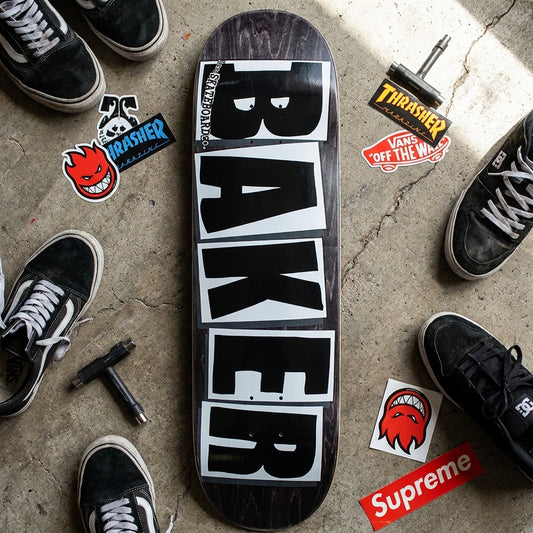 The Message Behind the Board: Authenticity on the 'Baker Brand Logo Deck Black/White - 8.25'' — SPARX Board Co.