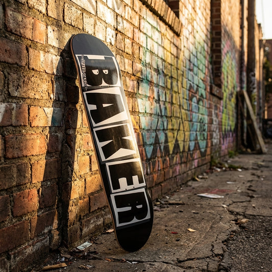 Unpacking the Message: "Baker Brand Logo Deck Black/White - 8.25"" — SPARX Board Co.