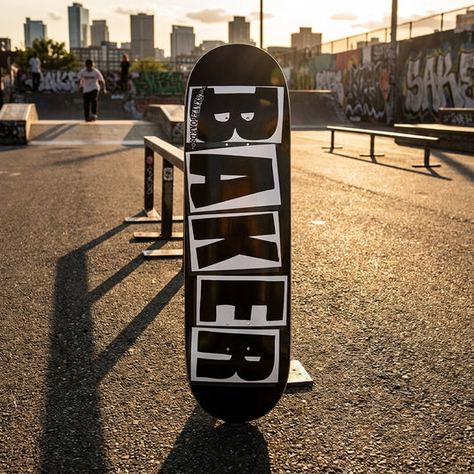 The Baker Brand Logo Deck Black/White - 8.25": A Message of Unyielding Core — SPARX Board Co.
