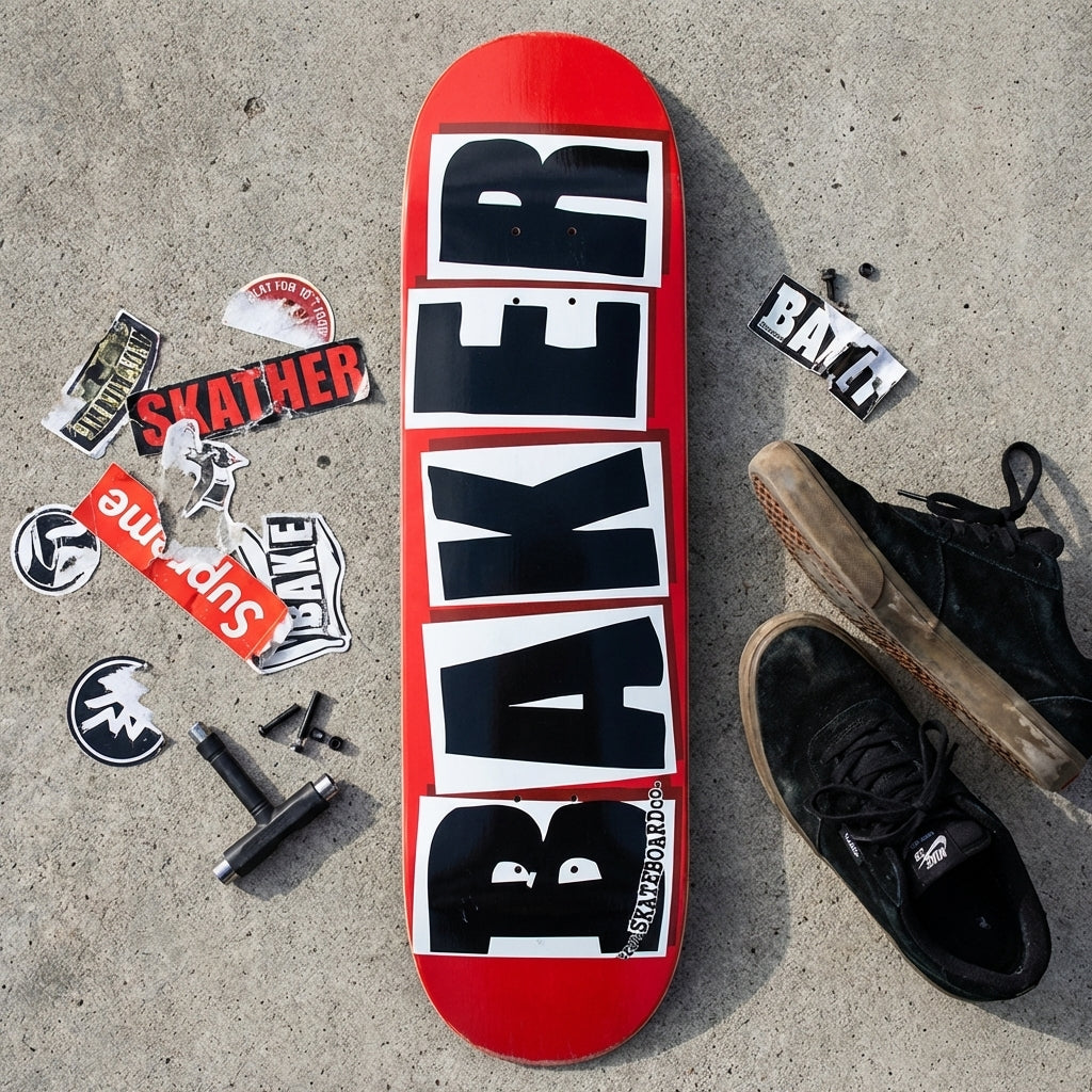 Beyond the Board: Unpacking 'Baker Brand Logo Deck Red/Black - 8.38'''s True Meaning — SPARX Board Co.