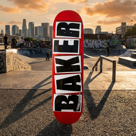 The Raw Truth: What the "Baker Brand Logo Deck Red/Black - 8.38''" Means to Your Ride and Your Mind — SPARX Board Co.
