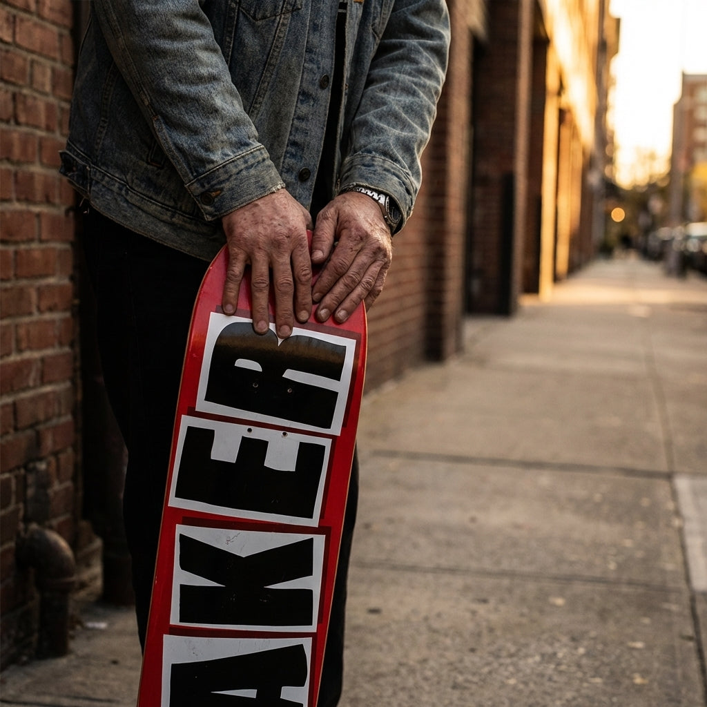 More Than a Deck: Unpacking the Baker Brand Logo Red/Black - 8.75" Message — SPARX Board Co.