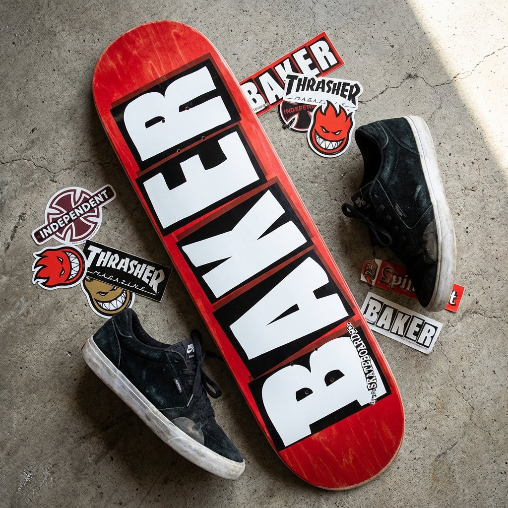 Beyond the Board: The True Meaning of 'Baker Brand Logo Deck Red/White - 8.12'' — SPARX Board Co.