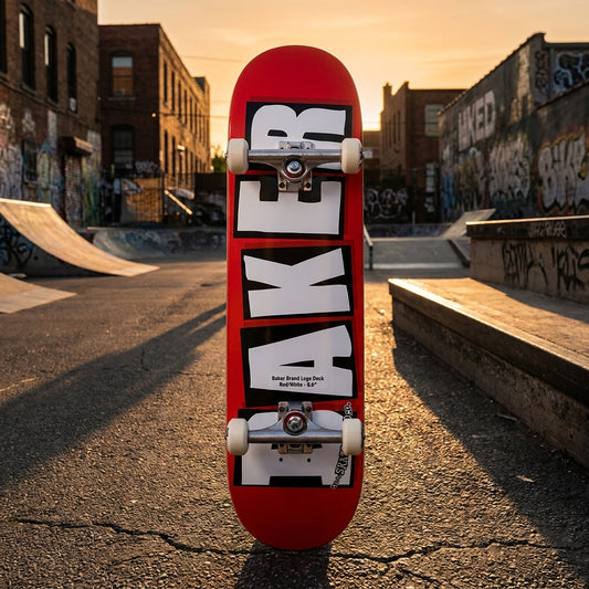 Beyond the Board: The 'Baker Brand Logo Deck Red/White - 8.6'' Message — SPARX Board Co.