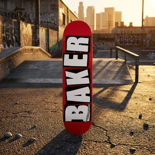 Beyond the Board: Unpacking the Message of the "Baker Brand Logo Mini Deck Red/White - 7.3"" — SPARX Board Co.