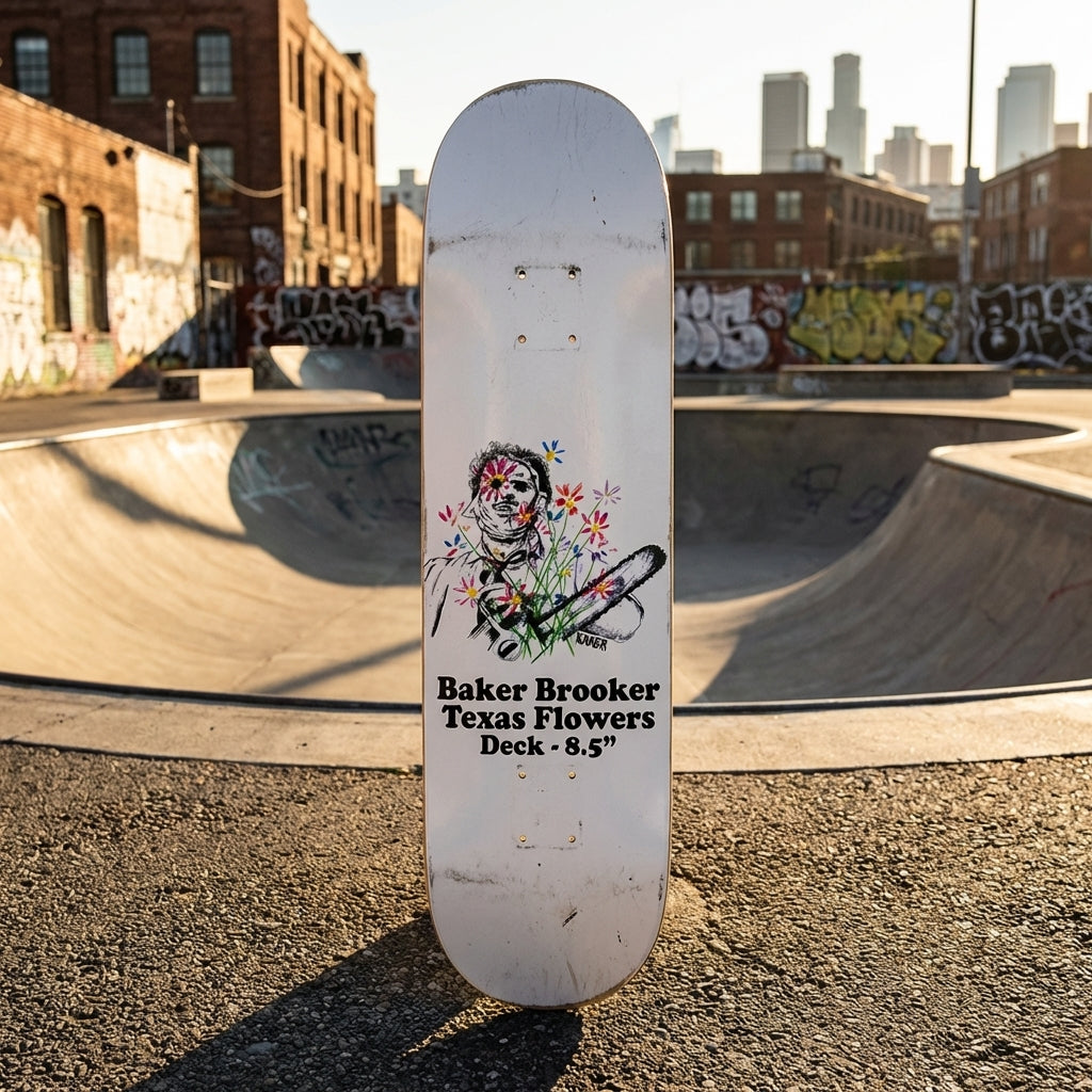 Unpacking the Baker Brooker Texas Flowers Deck - 8.5" Message — SPARX Board Co.
