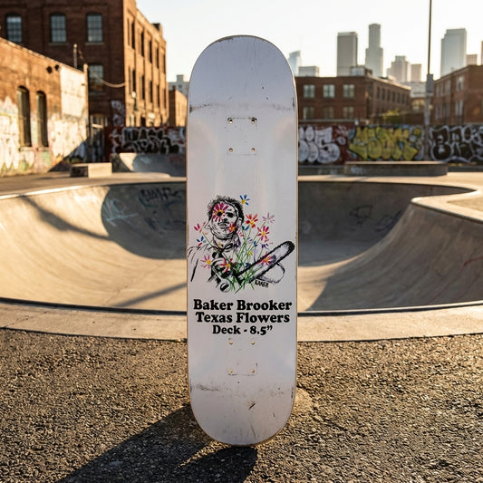 Unpacking the Baker Brooker Texas Flowers Deck - 8.5" Message — SPARX Board Co.