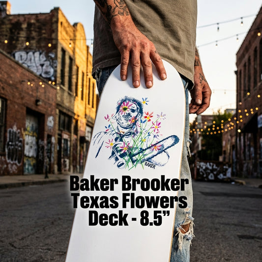 Beyond the Grip: The Message of the Baker Brooker Texas Flowers Deck - 8.5" — SPARX Board Co.