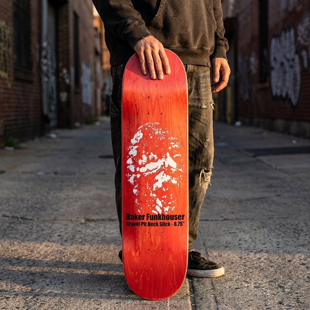 Beyond the Board: Unpacking the Baker Funkhouser Gravel Pit Deck Slick - 8.75" Philosophy — SPARX Board Co.