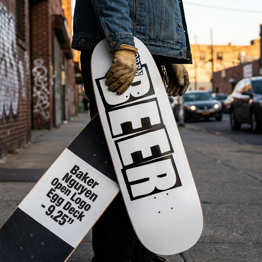 Beyond the Board: Unpacking the Authentic Flow of the Baker Nguyen Open Logo Egg Deck - 9.25" — SPARX Board Co.