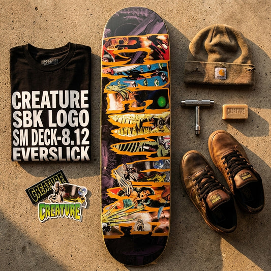 CREATURE SBK LOGO SM DECK-8.12 EVERSLICK: A Message That Rides With You — SPARX Board Co.