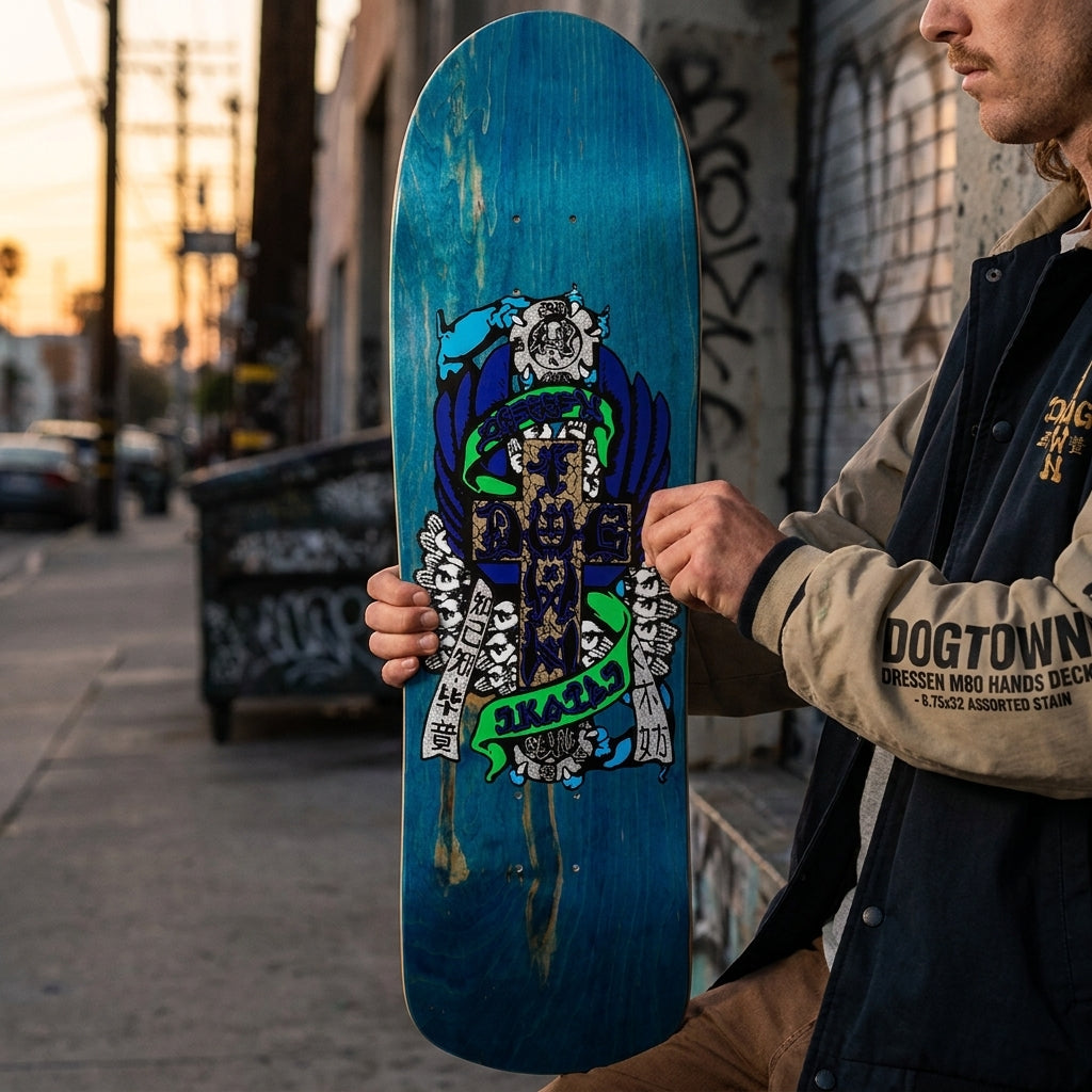 Beyond the Grip: Unpacking the Dogtown Dressen M80 Hands Deck Message — SPARX Board Co.