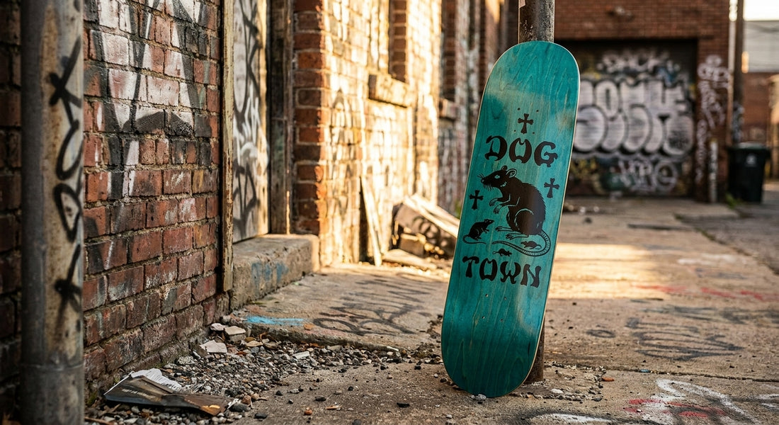 Unpacking the Grit: The Dogtown Oster Rat Face M80 Deck Message — SPARX Board Co.