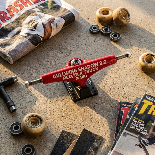 Unpacking the GULLWING SHADOW 8.0 RED/BLK TRUCK (PAIR) Message — SPARX Board Co.