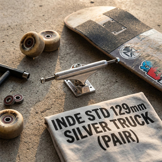 Beyond the Grind: What 'INDE STD 129mm SILVER TRUCK (PAIR)' Means — SPARX Board Co.