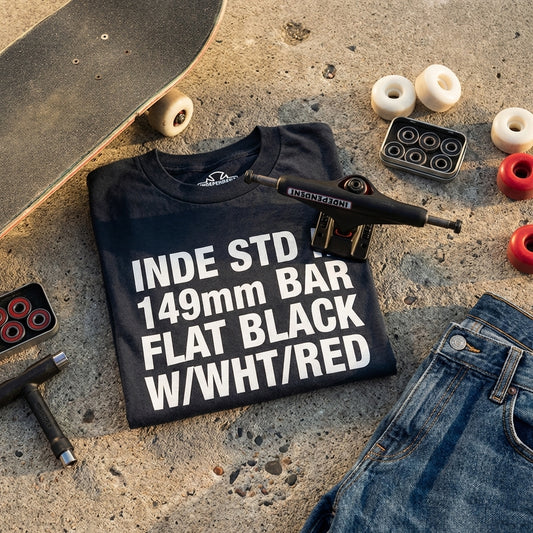 Beyond the Specs: The Inspiring Message of 'INDE STD 149mm BAR FLAT BLACK W/WHT/RED' — SPARX Board Co.