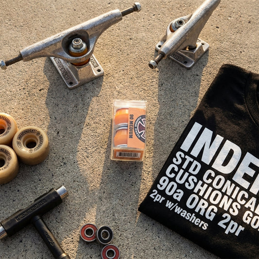 Unpacking the Mantra: INDE STD CONICAL CUSHIONS 90a ORG 2pr w/washers — SPARX Board Co.