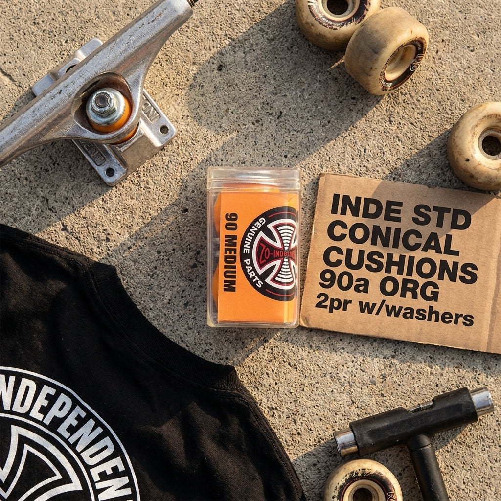 Beyond the Bushings: Unpacking 'INDE STD CONICAL CUSHIONS 90a ORG 2pr w/washers' with SPARX Board Co. — SPARX Board Co.