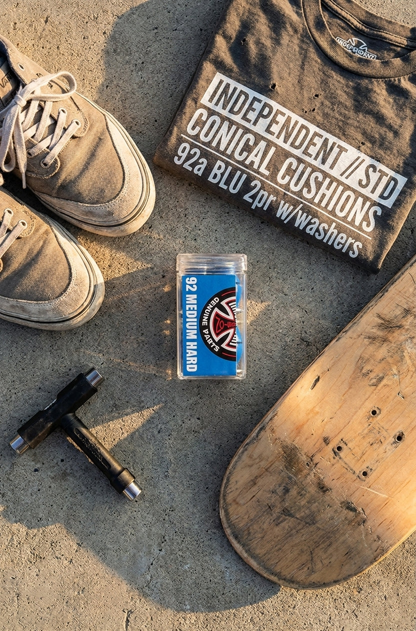 Beyond the Ride: Unpacking "INDEPENDENT // STD CONICAL CUSHIONS 92a BLU 2pr w/washers" — SPARX Board Co.