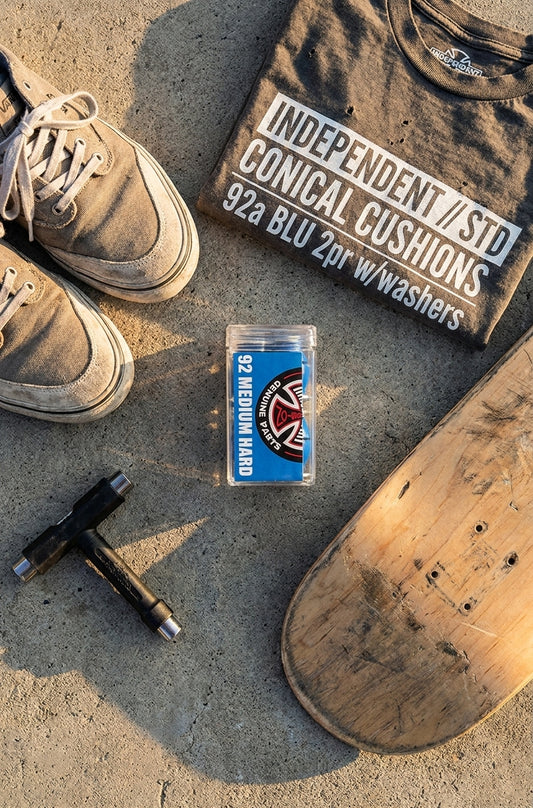 Beyond the Ride: Unpacking "INDEPENDENT // STD CONICAL CUSHIONS 92a BLU 2pr w/washers" — SPARX Board Co.