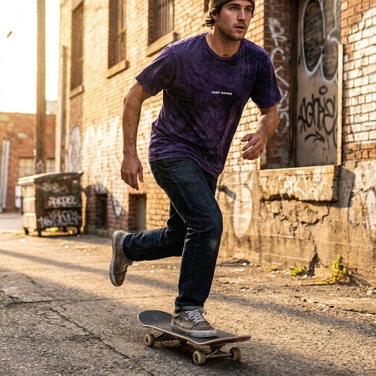 KEEP GOING: SPARX Board Co.'s Vintage Marble Wash Tee & Unstoppable Spirit — SPARX Board Co.