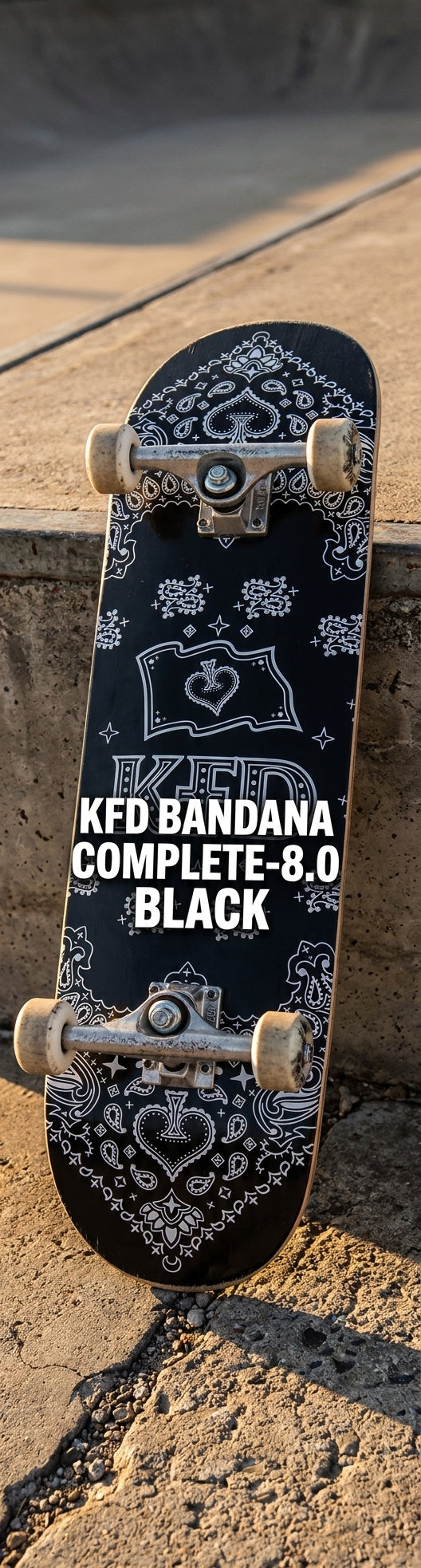 Beyond the Deck: Unpacking Your KFD BANDANA COMPLETE-8.0 BLACK Message — SPARX Board Co.