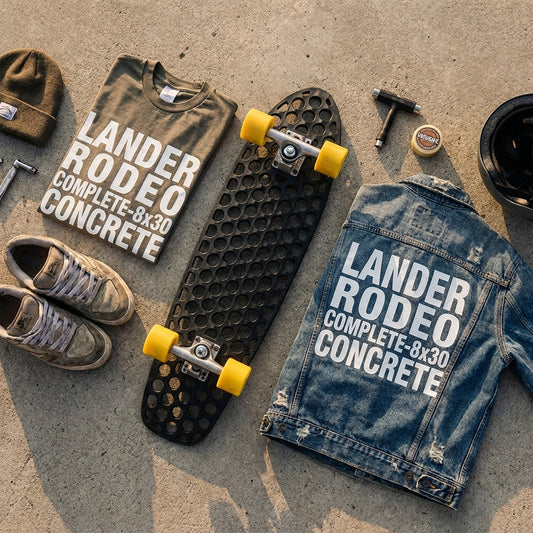 LANDER RODEO COMPLETE-8x30 CONCRETE: Your Message, Your Ride — SPARX Board Co.