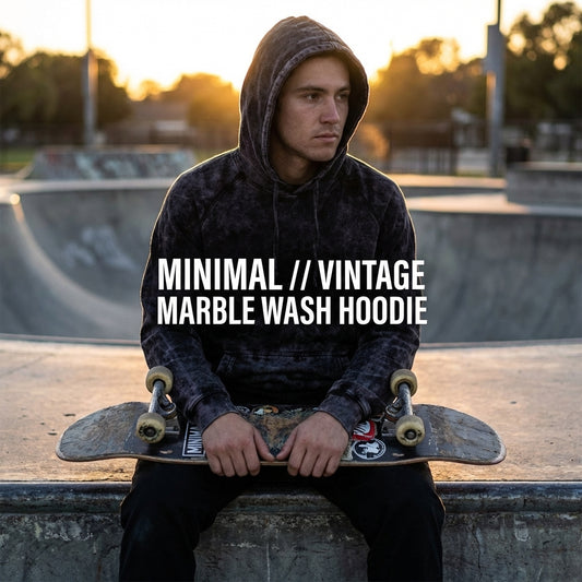 Minimal // Vintage: The Enduring Message of Our Marble Wash Hoodie — SPARX Board Co.