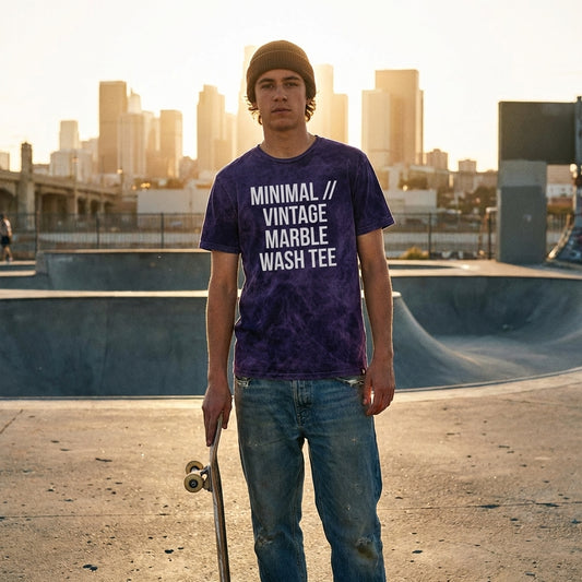 Beyond the Fabric: The Soul of the 'MINIMAL // VINTAGE MARBLE WASH TEE' — SPARX Board Co.