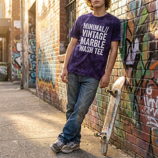 The MINIMAL // VINTAGE MARBLE WASH TEE: SPARX Board Co.'s Deeper Dive — SPARX Board Co.
