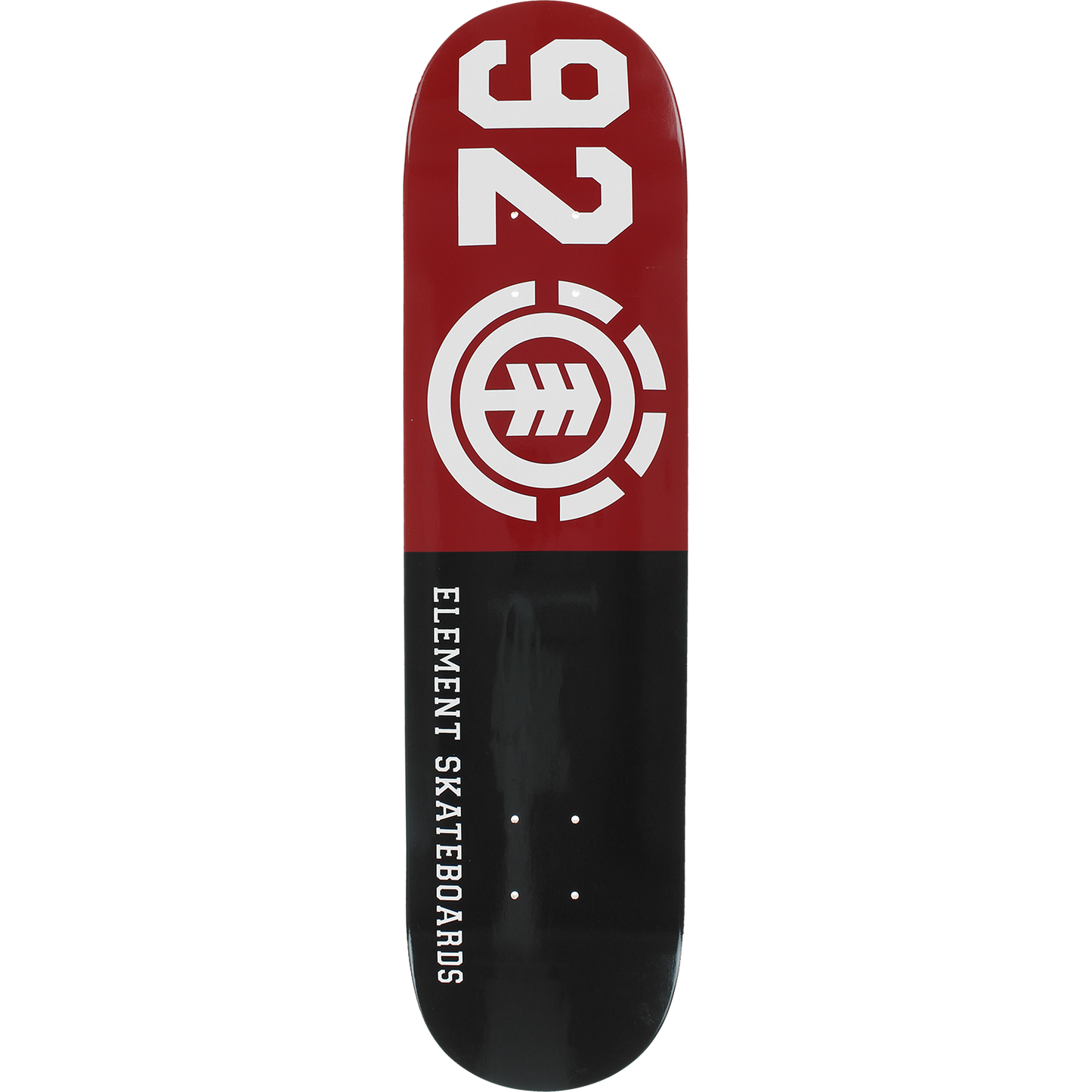 Element 92 Classic Deck - 8.0 Black/Red/White