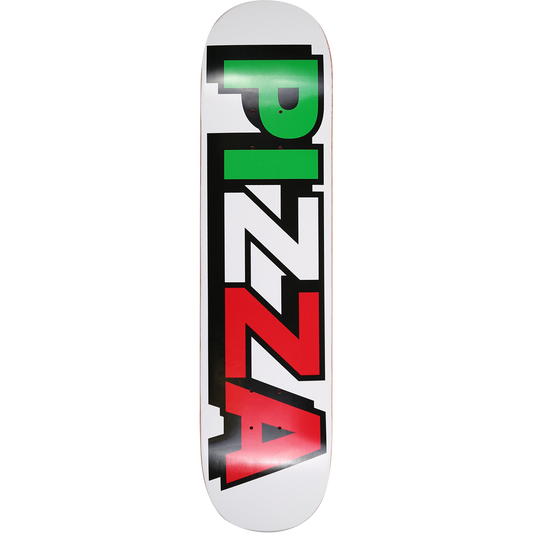 Pizza Tri Logo Deck - 7.75 White