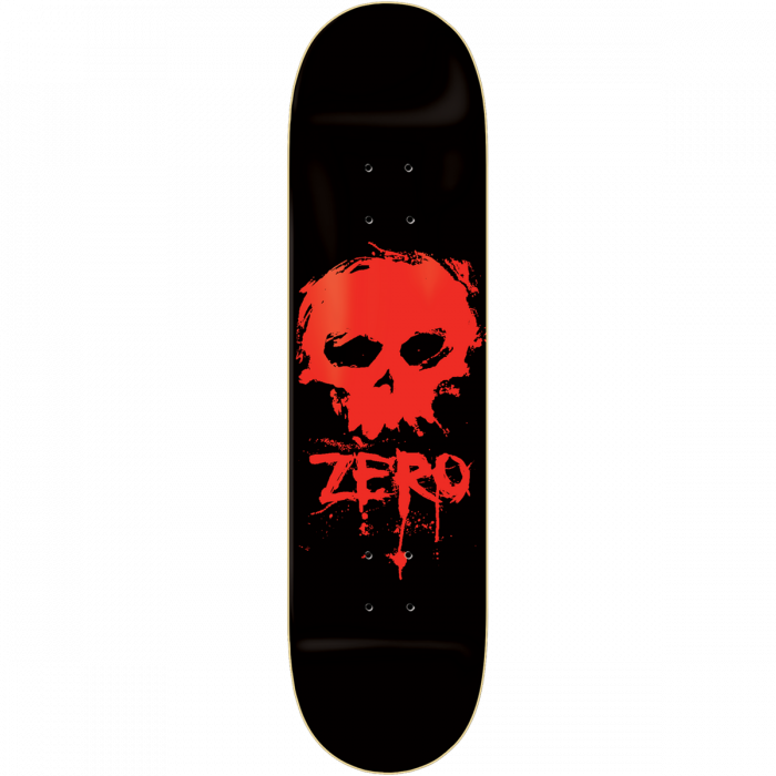 ZERO BLOOD SKULL DECK-8.5 BLK/RED — Zero Skateboard Deck