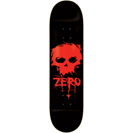 ZERO BLOOD SKULL DECK-8.5 BLK/RED — Zero Skateboard Deck