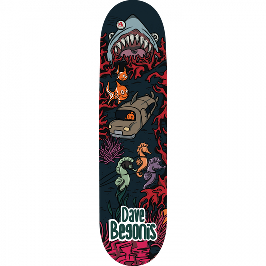 AIN BEGONIS SEA CORAL SHARK DECK-8.25 — All I Need Skateboard Deck