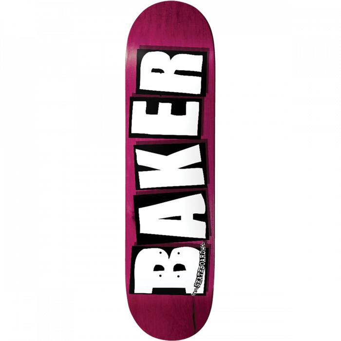 Baker Brand Logo Deck Assorted Veneers B2 - 8.25" — Baker Skateboard Deck