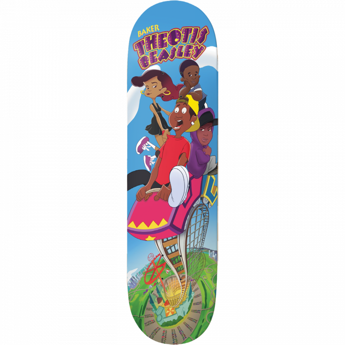 Baker Beasley Roller Coaster Deck - 8.25" — Baker Skateboard Deck