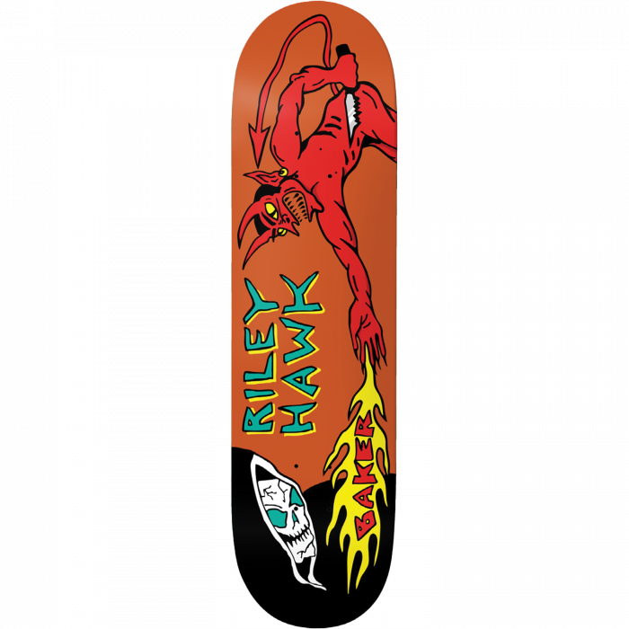 Baker Hawk Evil vs. Evil Deck - 8.5" — Baker Skateboard Deck