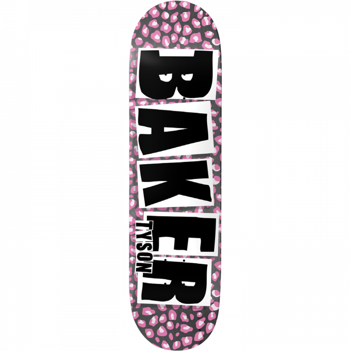 Baker Peterson Brand Logo Hot Cheetah Deck - 8.25" — Baker Skateboard Deck